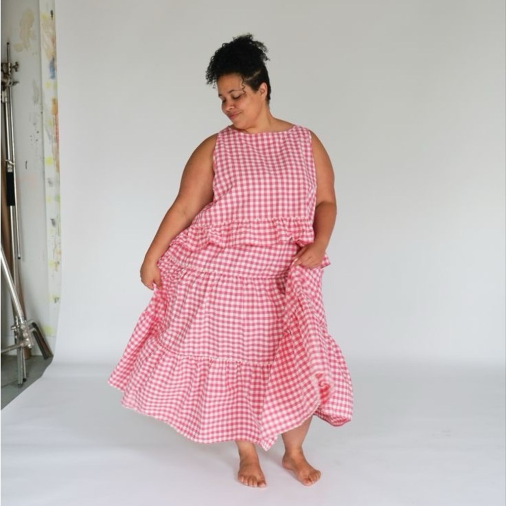 State the Label Swing Top in Jam L/XL